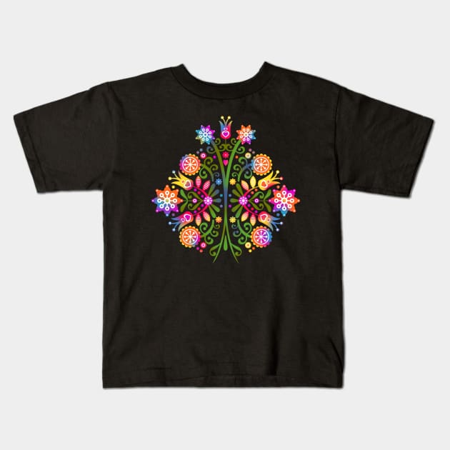 Flowers Kids T-Shirt by AdrianaStore